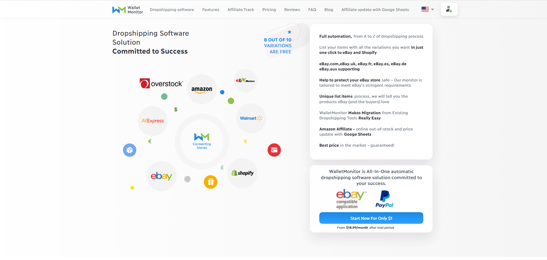 eBay Dropshipping Automation - WalletMonitor
