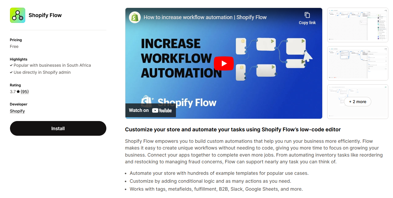 Dropshipping Automation - Shopify Flow