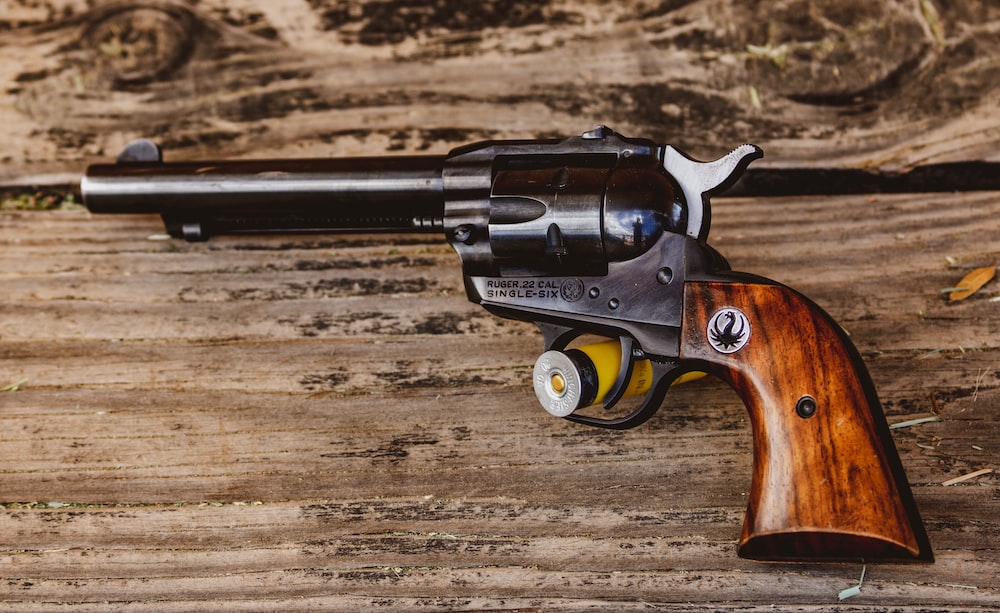 A revolver available for sale in a Weapon Depot eCommerce store.