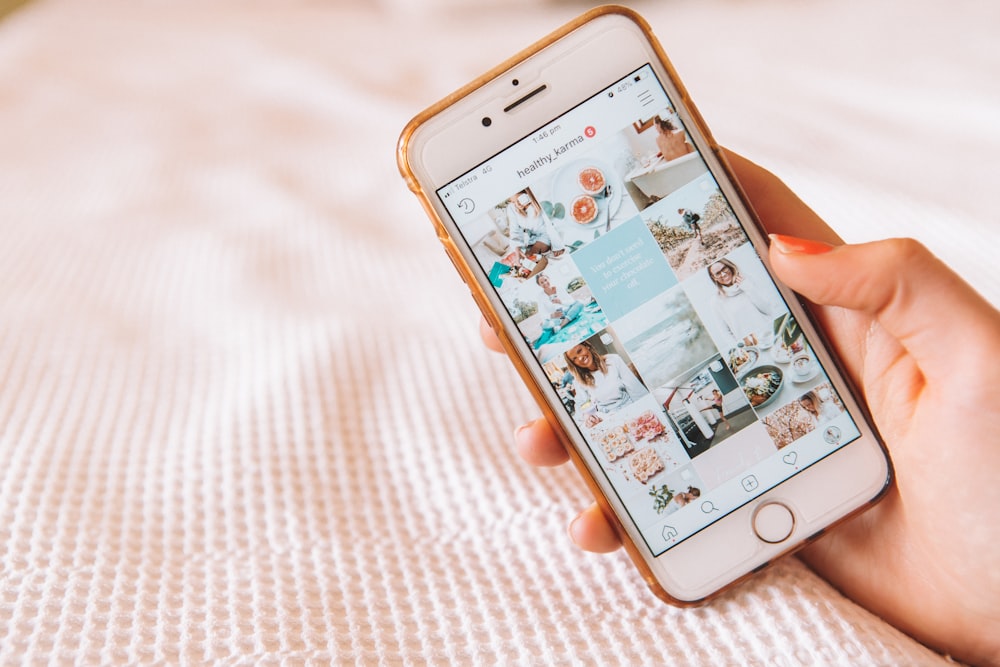 eCommerce store displayed on a phone.