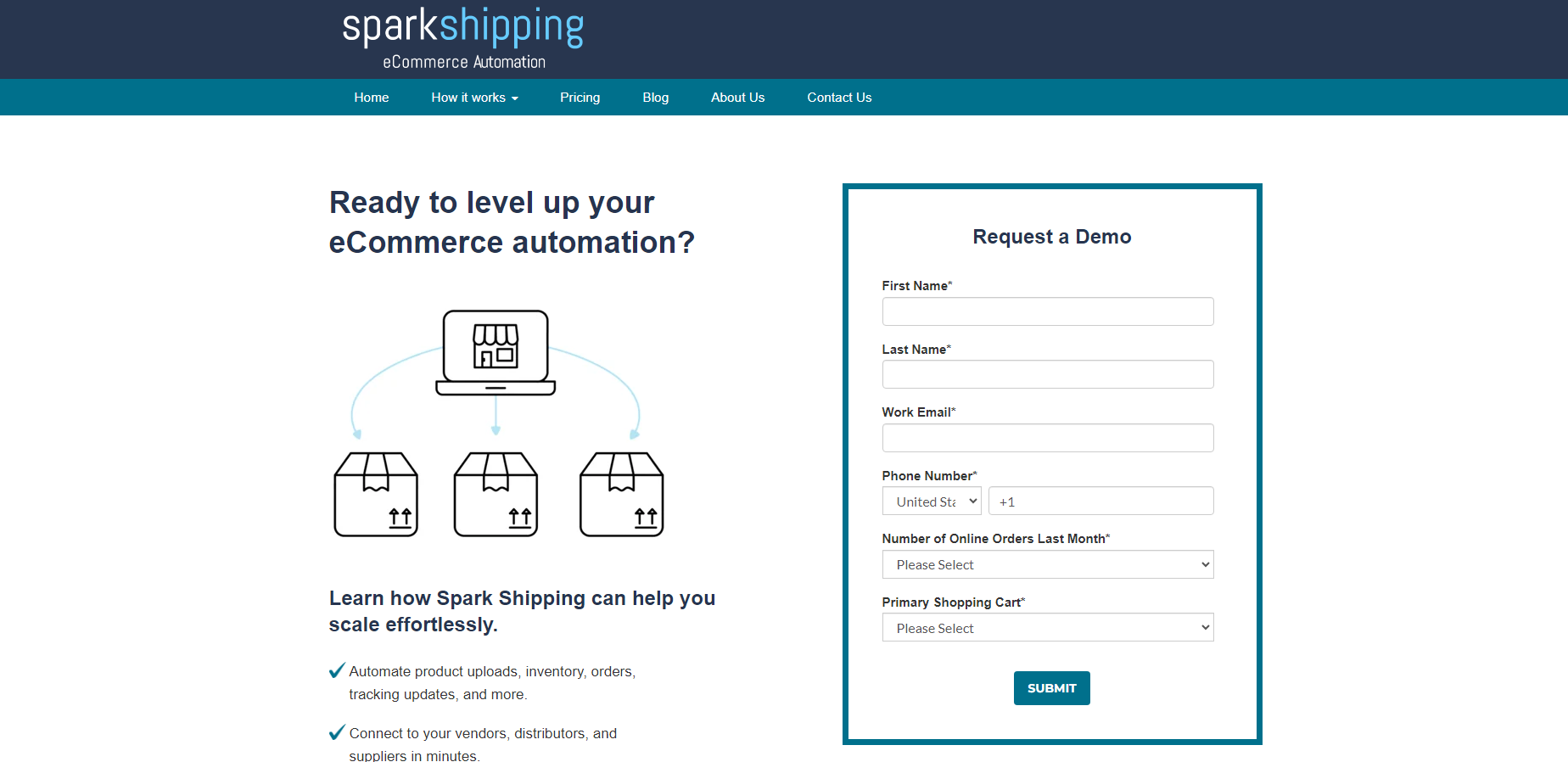 Spark Shipping eBay Automation