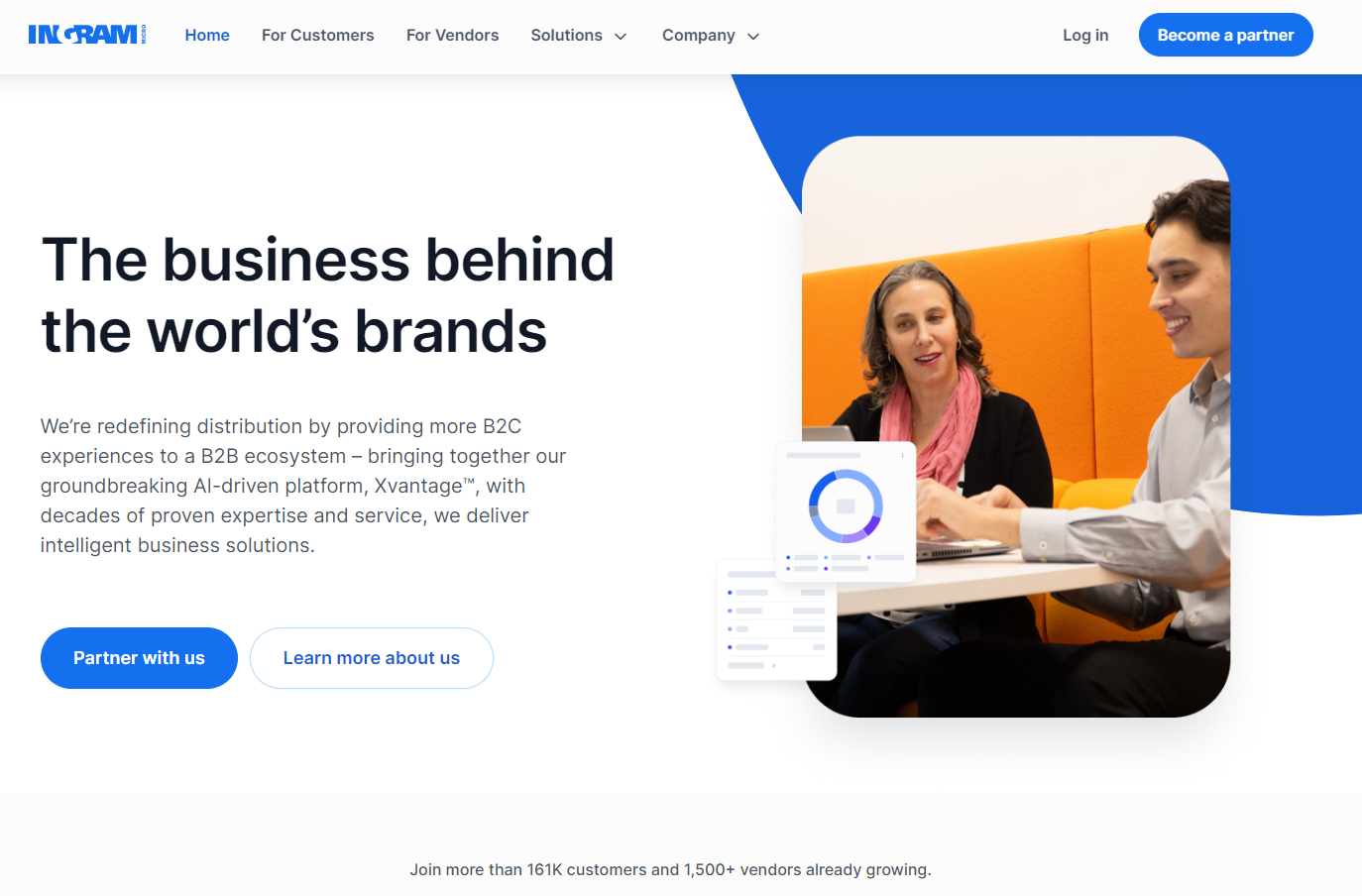Ingram Micro homepage 