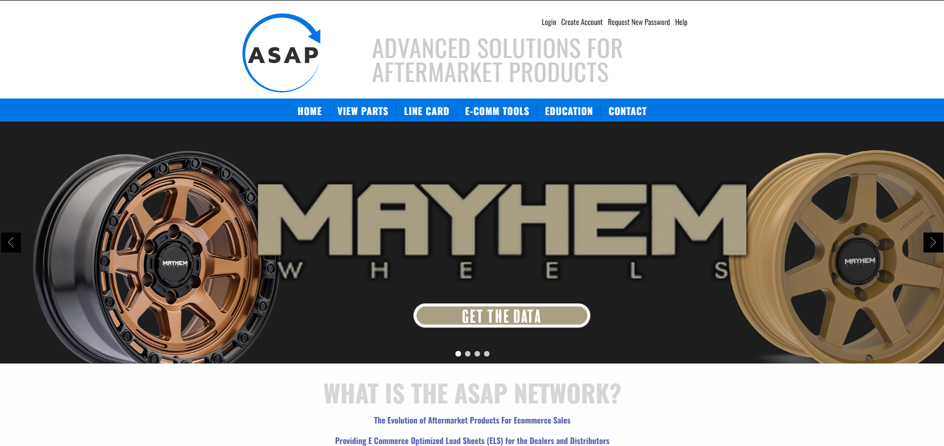 ASAP Network homepage