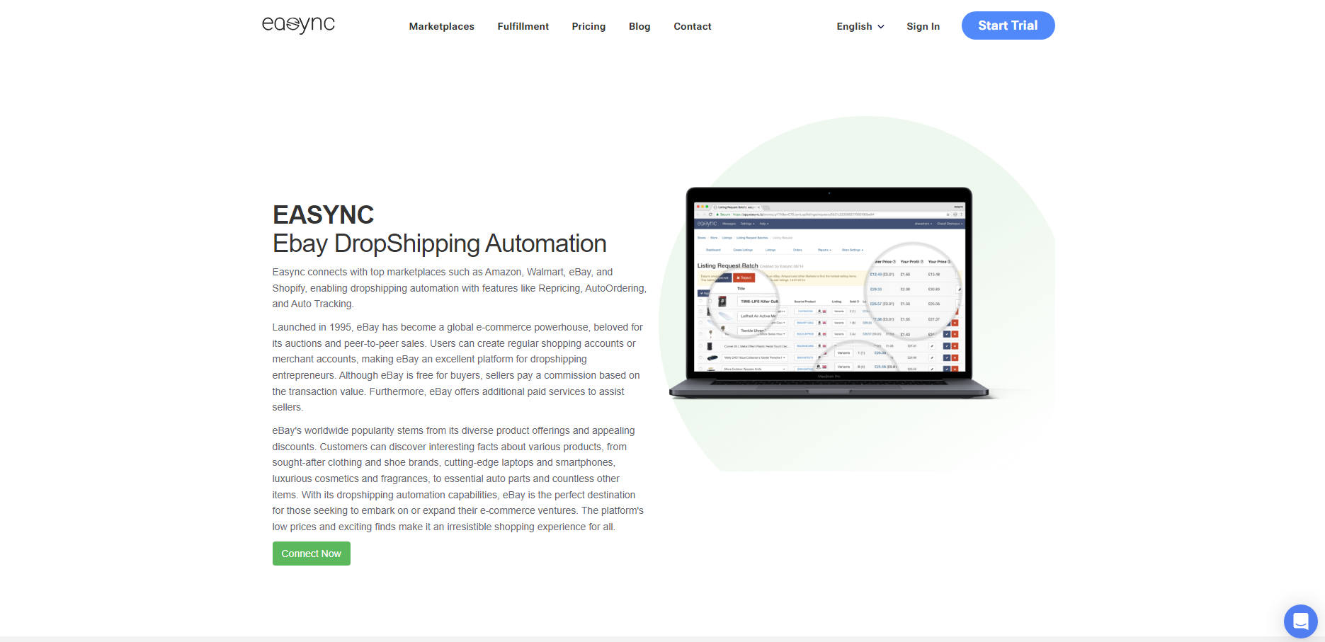 eBay Dropshipping Automation - Easync