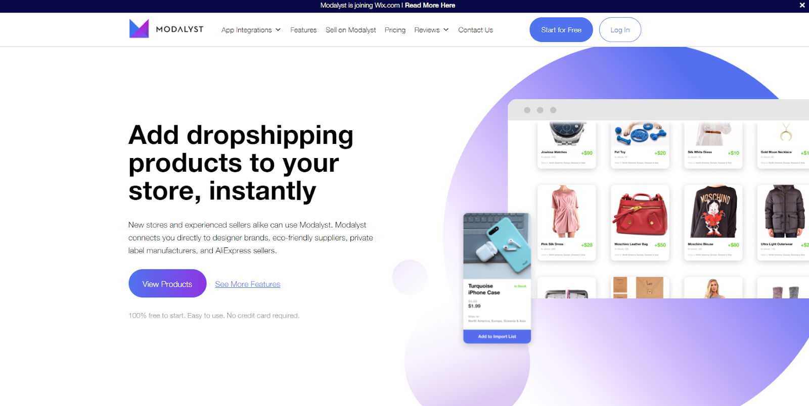 Modalyst - Shopify dropshippinng apps