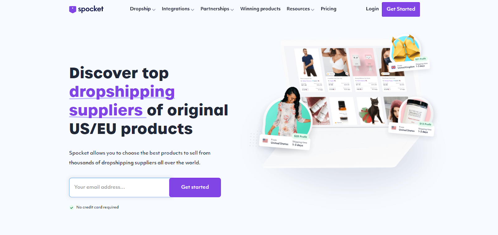 Spocket - Shopify dropshipping apps