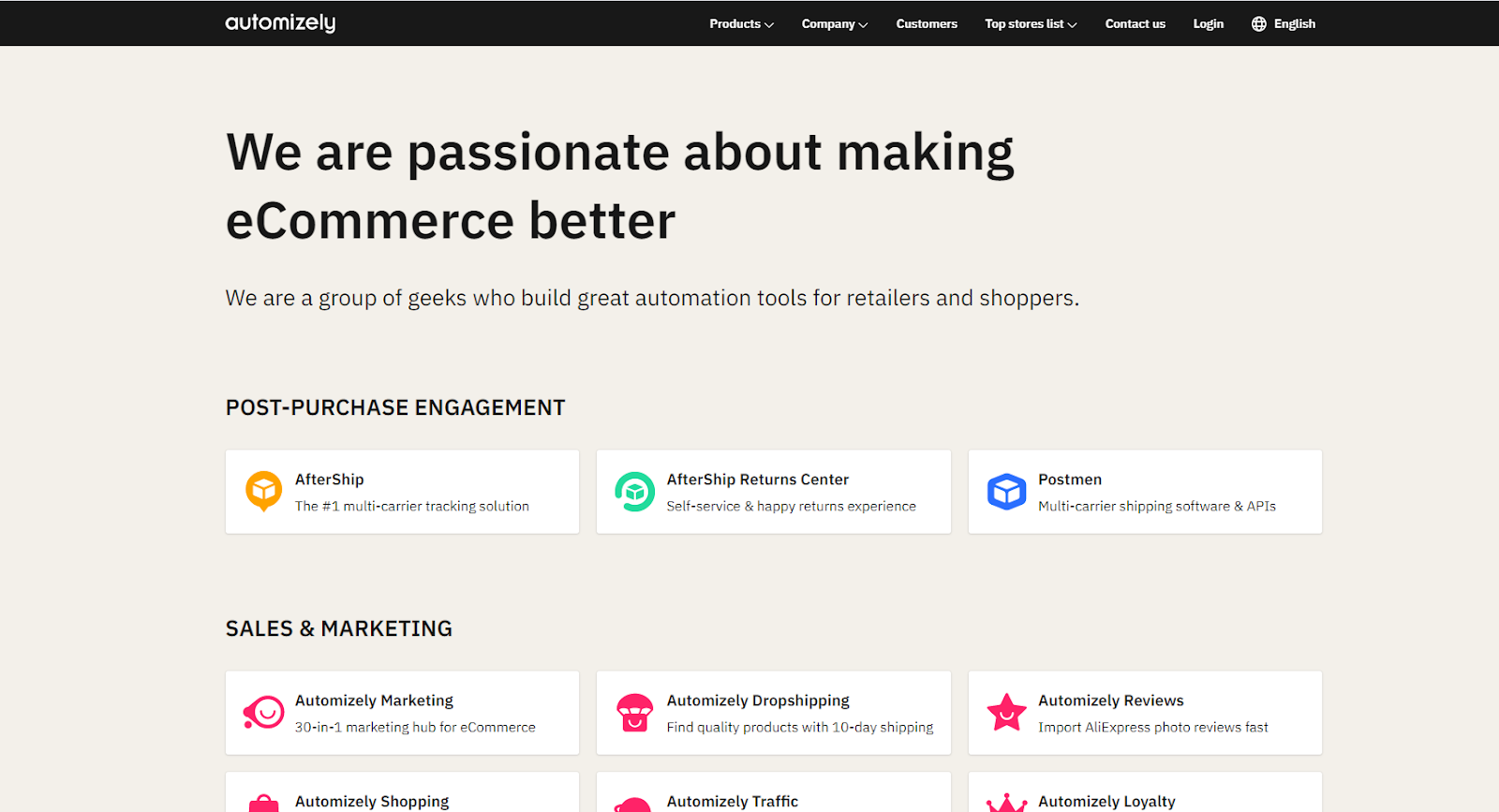 Automizely - Shopify dropshipping apps