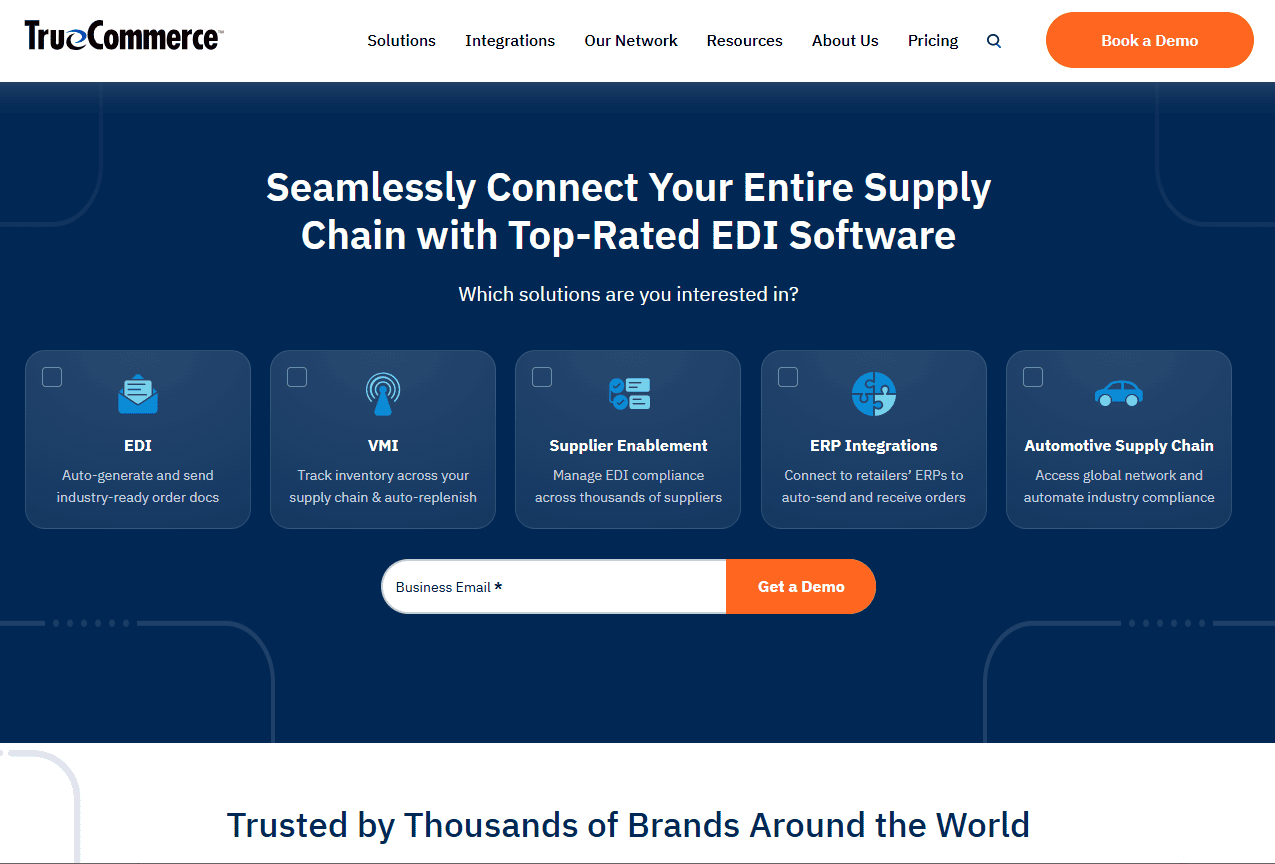 True commerce EDI solution