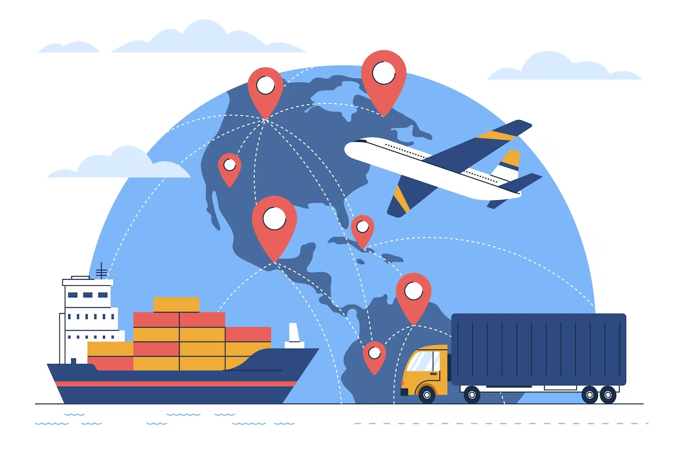 Orders being fulfilled globally via distributed order management.