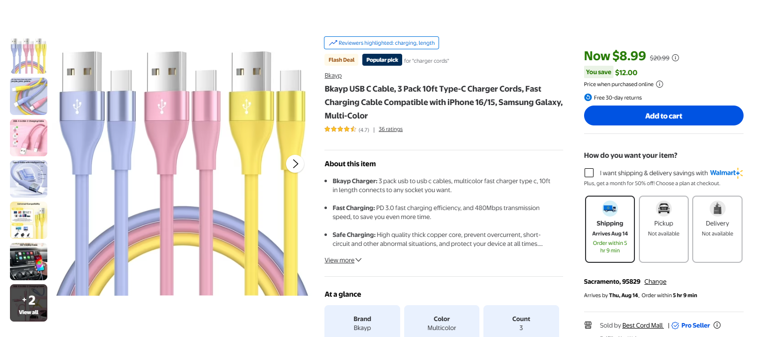 Walmart marketplace product description