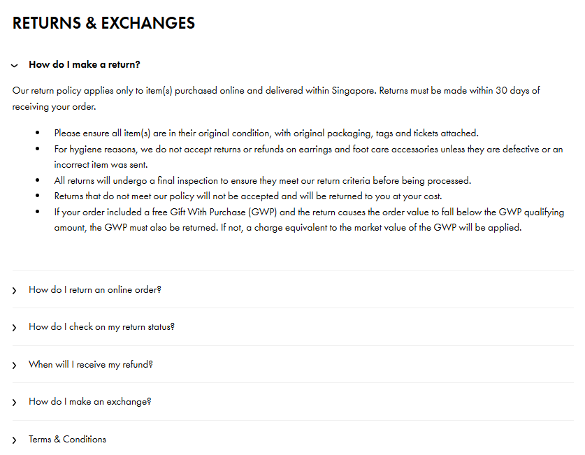 Dropshipping returns and exchanges