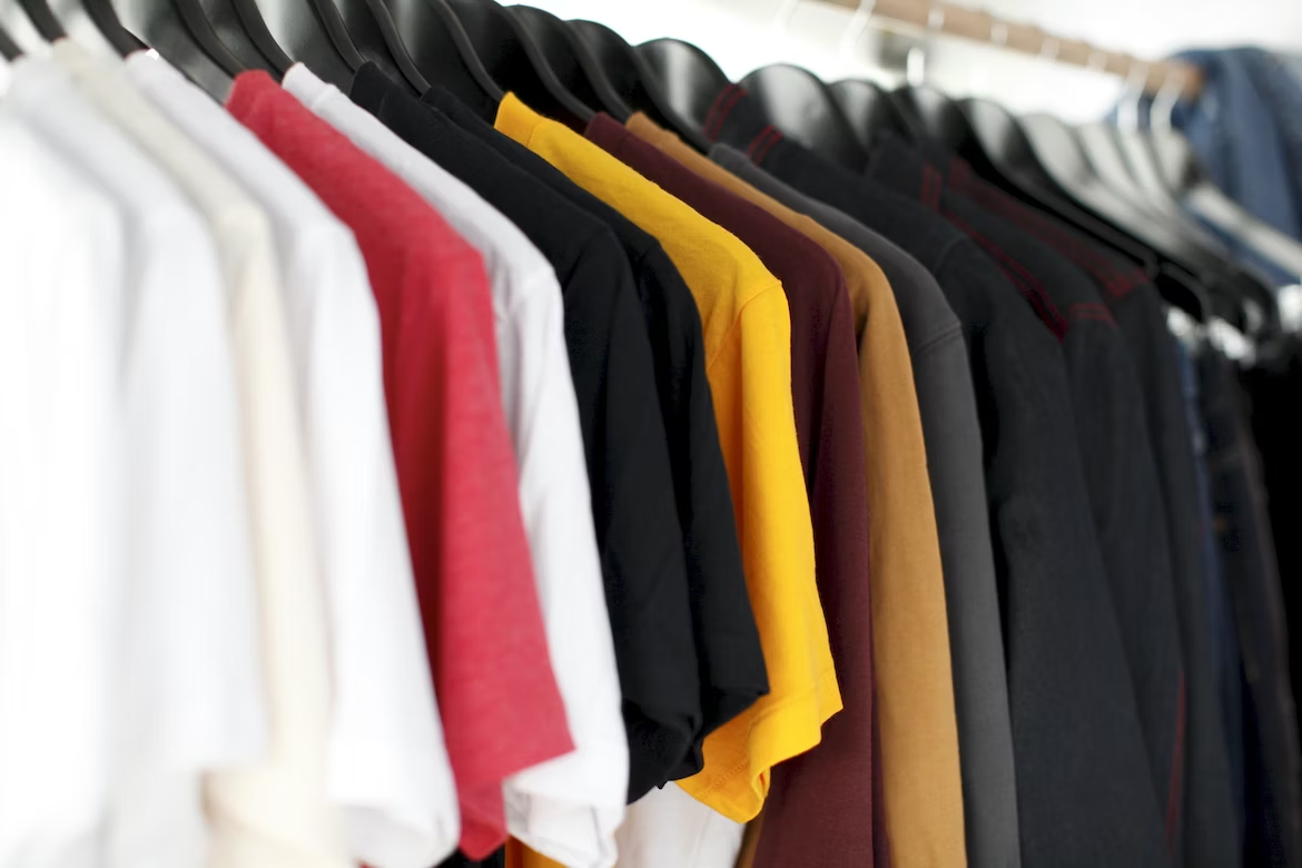 Clothing products used in retail arbitrage. 