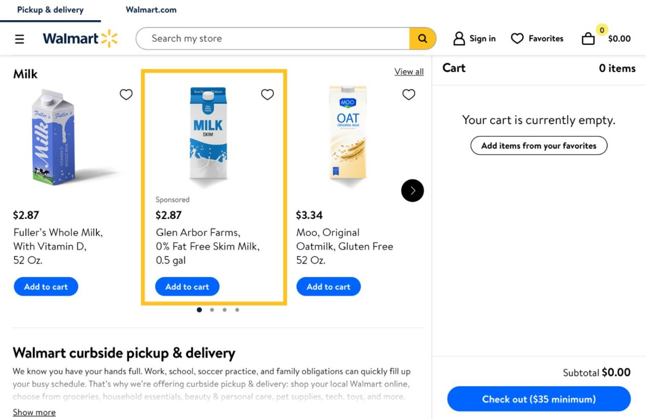 Using Walmart connect