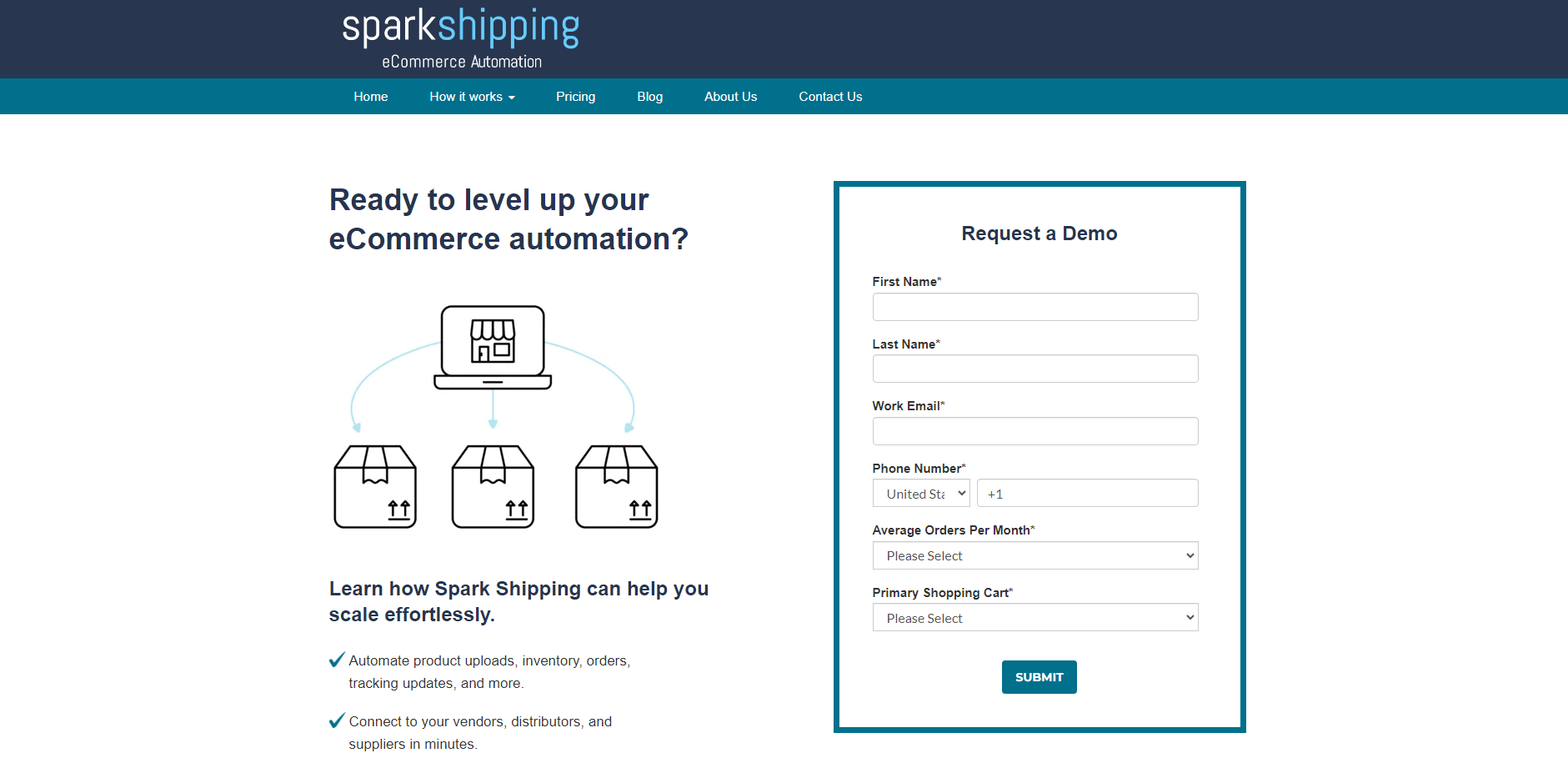 Spark Shipping ecommerce automation