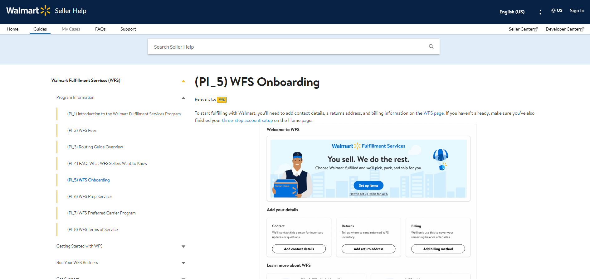 Walmart Marketplace Onboarding