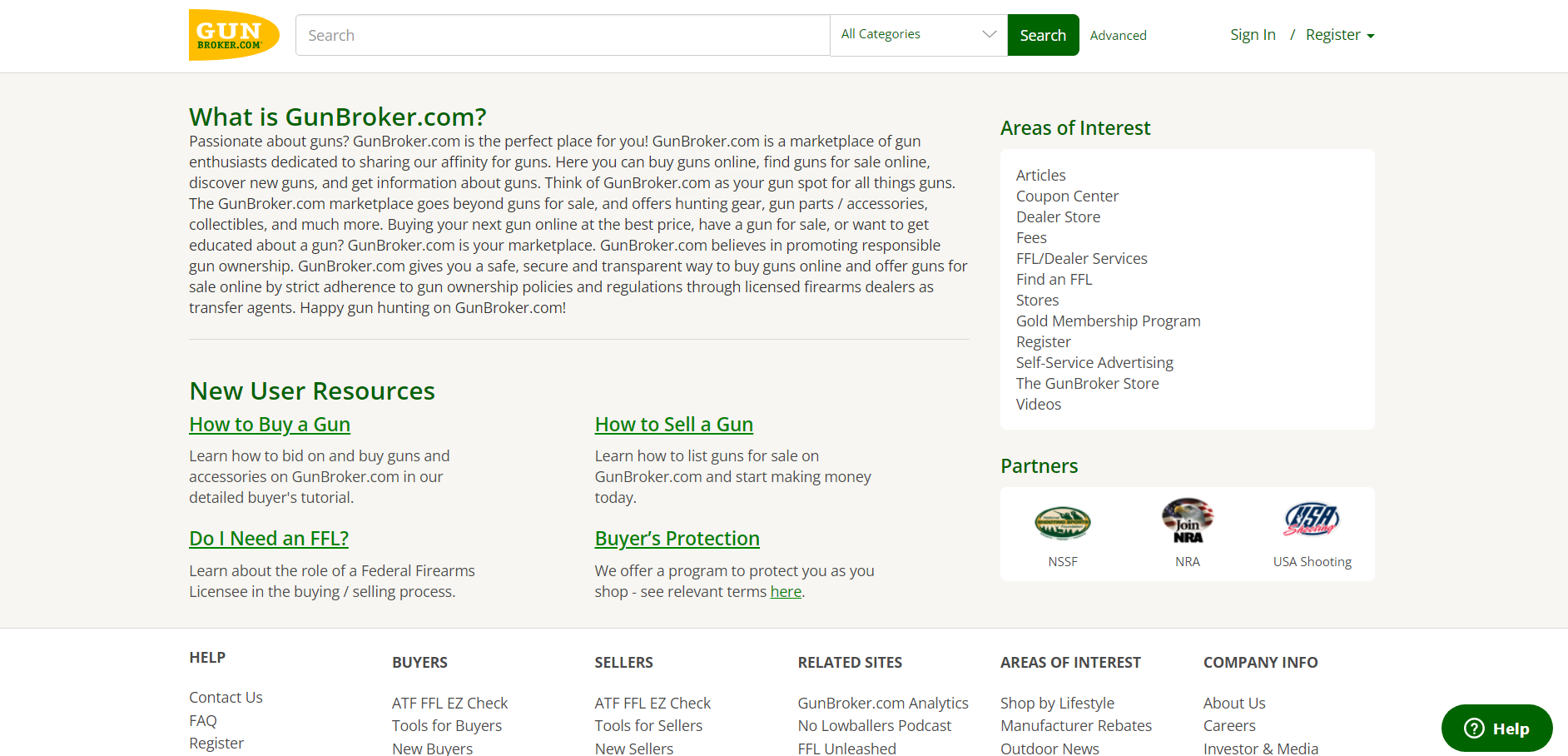 How does GunBroker work?