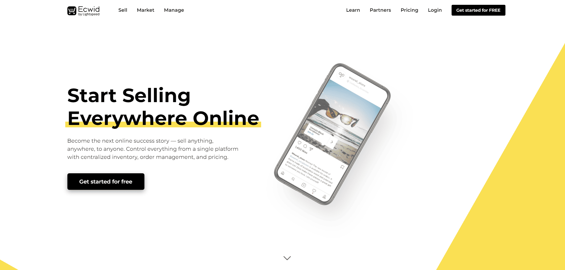 Ecwid ecommerce solution