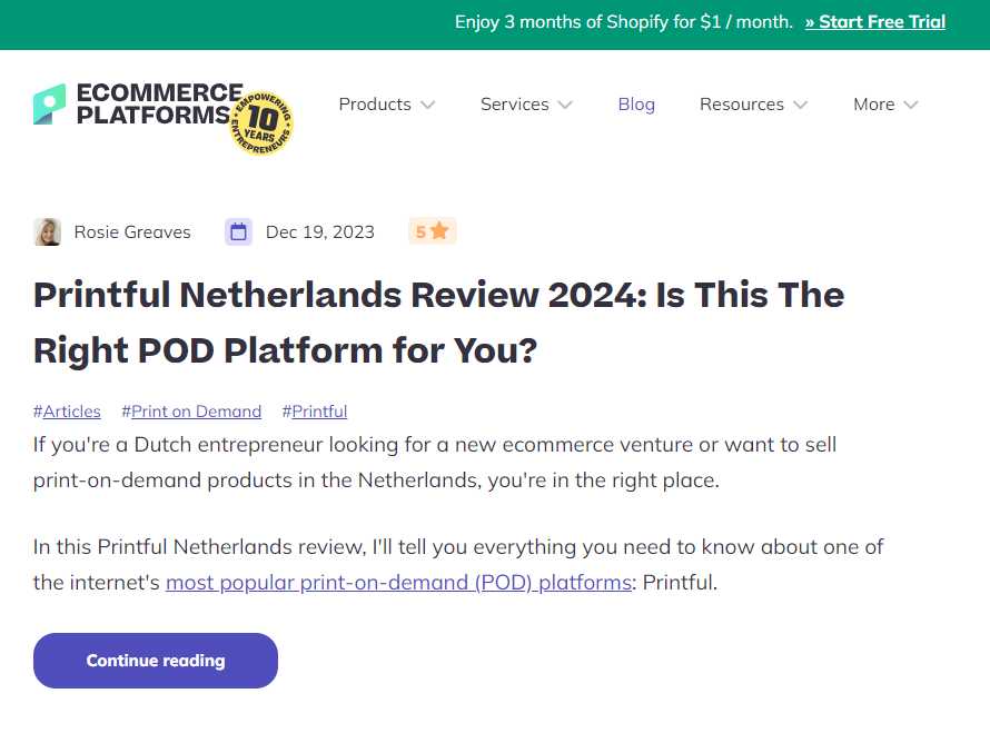 eCommerce Platforms