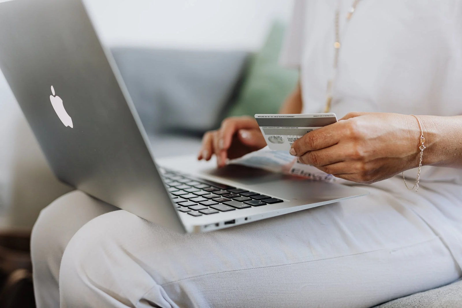 person shopping online